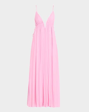 SIMKHAI Josephine V-Neck Maxi Dress