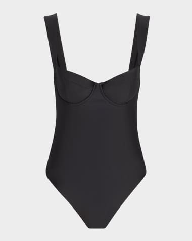 SIMKHAI Kyle Bustier One-Piece Swimsuit