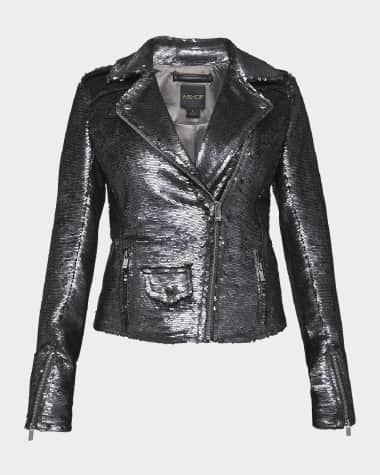 AS by DF Lullaby Sequined Moto Jacket