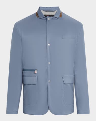 Kiton Men's Full-Zip Blazer