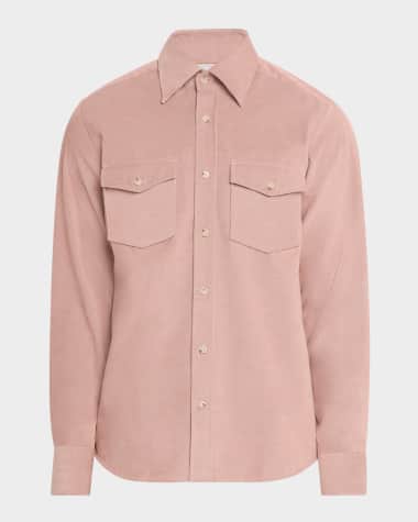 BOSS Camel Men's Colt Corduroy Overshirt