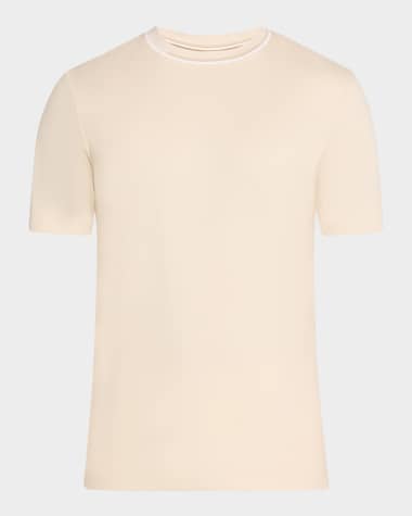 BOSS Men's Thompson Cotton Tipped-Collar T-Shirt