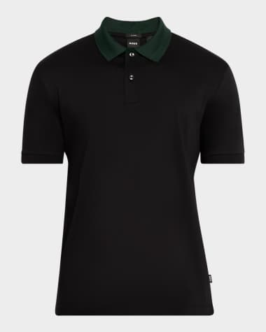 BOSS Men's Phillipson Contrast-Collar Polo Shirt