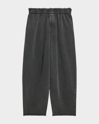 Helmut Lang Men's Washed Terry Cocoon Sweatpants