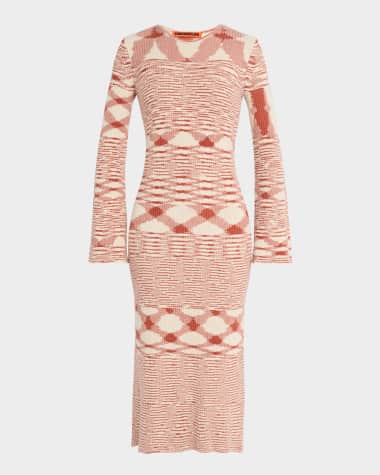 SIMONMILLER Axon Long-Sleeve Midi Dress
