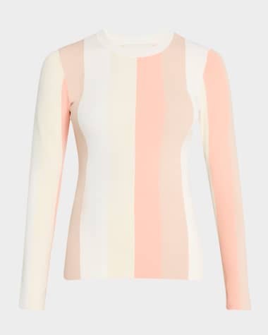 3.1 Phillip Lim Long-Sleeve Color Block Top