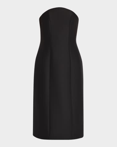 Salon 1884 Clisson Curved Strapless Midi Dress