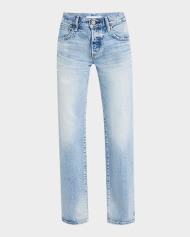 MOUSSY VINTAGE Aurantia Straight Low-Rise Jeans