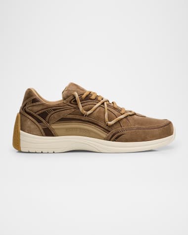 Giuseppe Zanotti Men's GZ Trail Suede Low-Top Sneakers