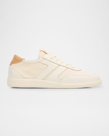 Giuseppe Zanotti Men's Orei Canvas and Leather Low-Top Sneakers