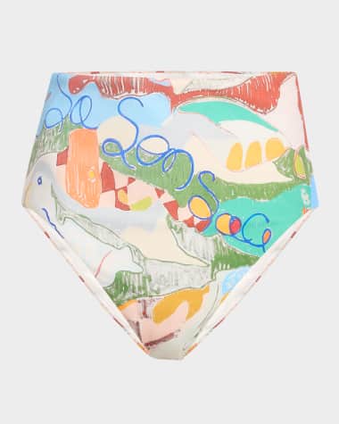 ALEMAIS Nadia High-Waist Bikini Bottoms