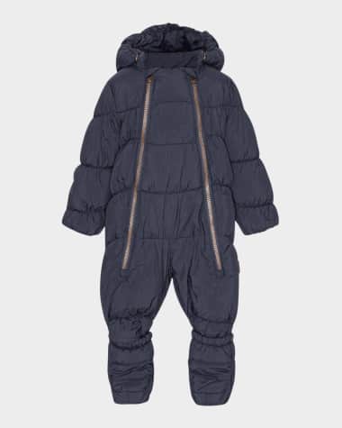 Molo Boy's Hebe Puffer Bunting Suit, Size Newborn-18M