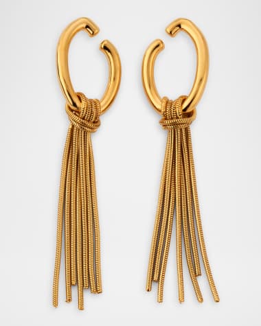 Oscar de la Renta O Knot Earrings