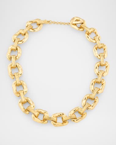 Oscar de la Renta Oversized Chain-Link Necklace