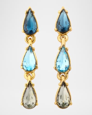 Oscar de la Renta Teardrop Earrings