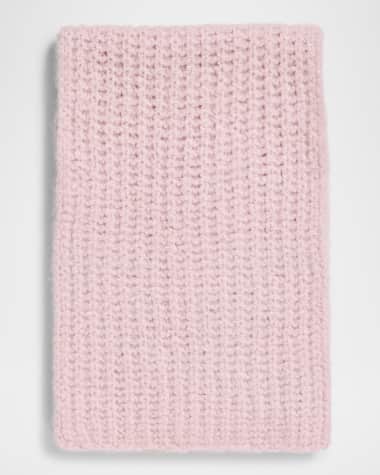 Sofia Cashmere Cashmere Blend Boucle Knitted Scarf