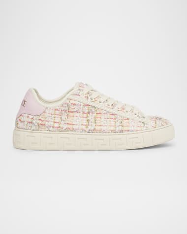 Versace Greca Boucle Low-Top Sneakers