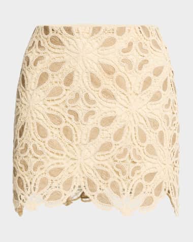 JBQ Millie Crochet Mini Skirt