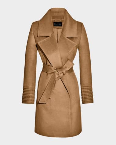 Sentaler Mid-Length Alpaca Wrap Coat