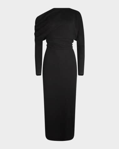 Altuzarra Kasos Off-The-Shoulder Cashmere Maxi Dress
