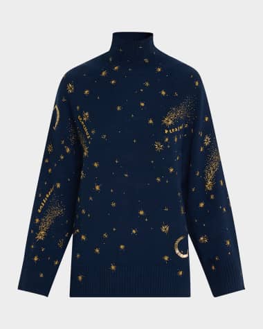 Altuzarra Jared Beaded Turtleneck Sweater