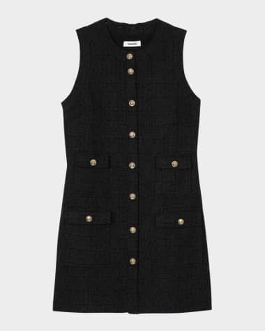 Sandro Pippa Tweed Mini Dress
