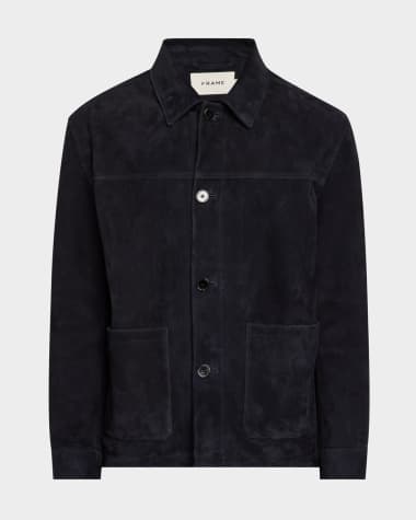FRAME Men's Suede Chore Coat