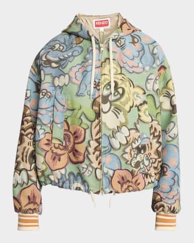 Kenzo Men's Graphic Hooded Parka