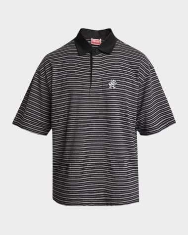Kenzo Men's Verdy Market Striped Polo Shirt