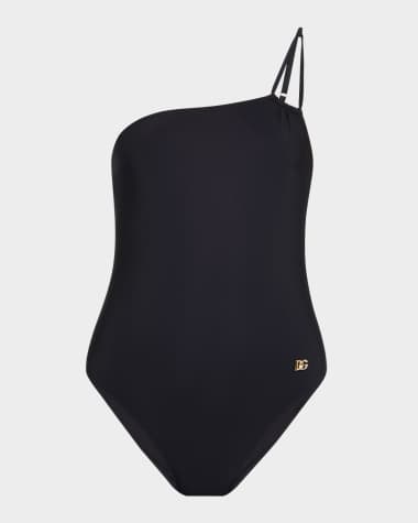 Dolce&Gabbana Asymmetric One-Piece Swimsuit