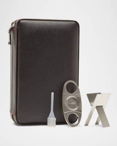 Brouk and Co Liam Leather Cigar Travel Case