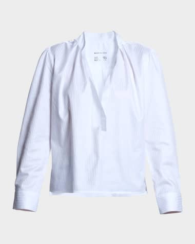 CISSA The Puff Tonal Stripe Shirt