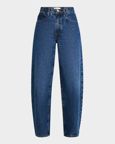 FRAME Low Slung Barrel Jeans