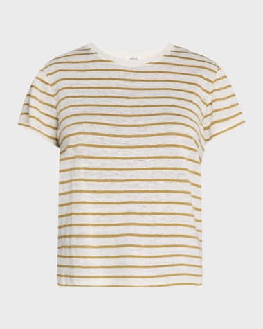 FRAME Linen Baby Tee
