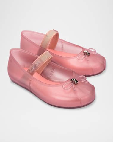 Mini Melissa Girl's Sophie Ballerina Flats, Baby/Kids