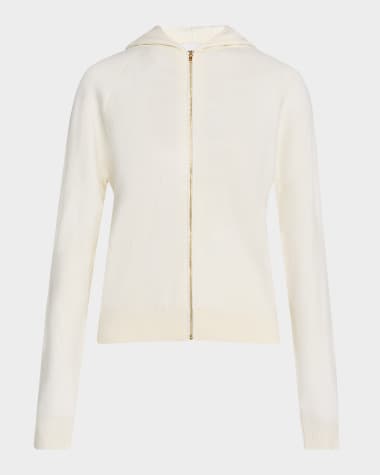 Marella Ughetta1 Hooded Terrycloth Palm Tree Jacket