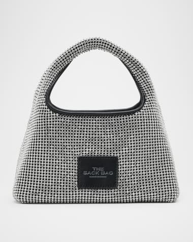 Marc Jacobs The Mini Sack Rhinestone Top-Handle Bag