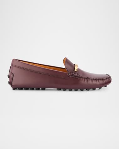 Tod's Gommino Leather Bar Driver Loafers