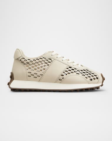 Tod's Leather Net Sport Active Sneakers