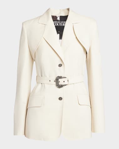 Versace Jeans Couture Tailored Jacket with Removable Sleeves