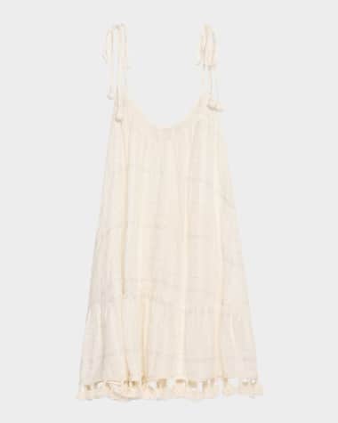 Ramy Brook Jaxson Tassel-Trim Mini Dress
