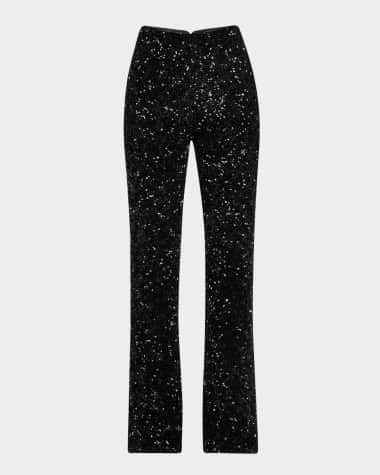 Alice + Olivia Rmp Sequined Bootcut Pants