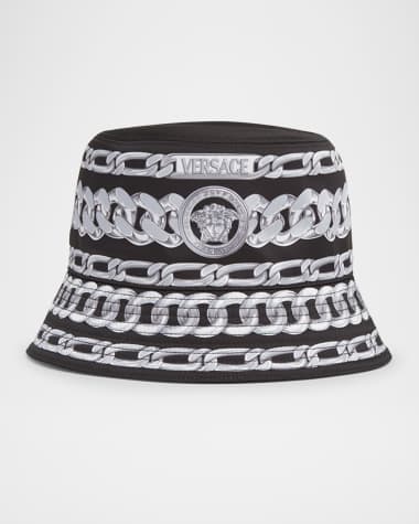 Versace Men's Medusa Chains Bucket Hat