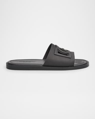 Dolce&Gabbana Men's Rubber Beachwear Pool Slides