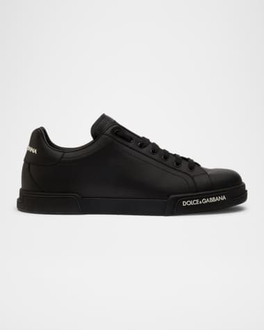 Dolce&Gabbana Men's Leather Low-Top Sneakers