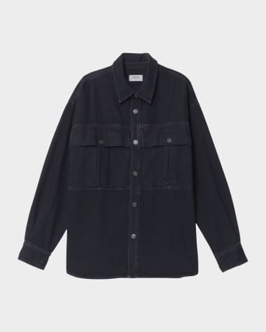 AGOLDE Men's Axel Utility Button-Down Shirt