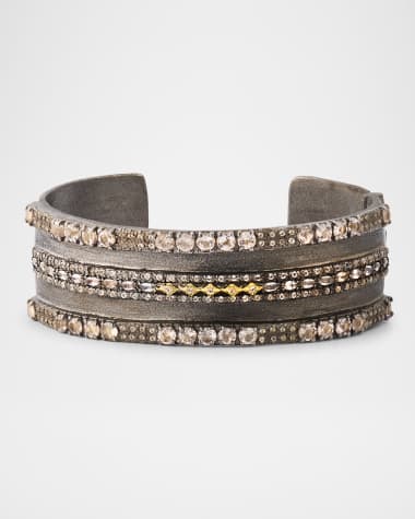 Armenta Morganite Cuff Bracelet
