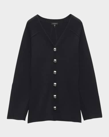 Rag & Bone Bridget Long V-Neck Cardigan