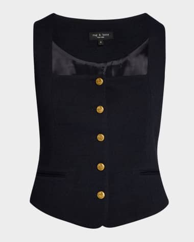 Rag & Bone Mariana Textured Vest