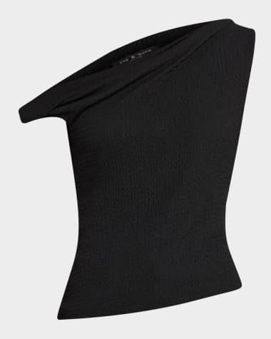 Rag & Bone Lou Off-The-Shoulder Top